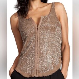 Women’s Beaded Renzo+Kai Sleeveless Top